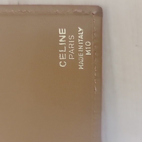NWOT Celine Macadam Pattern PVC Wallet Bifold Long Billfold Unisex - Picture 4 of 9